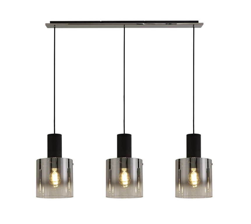 Lenny 3 outlet light glass diner