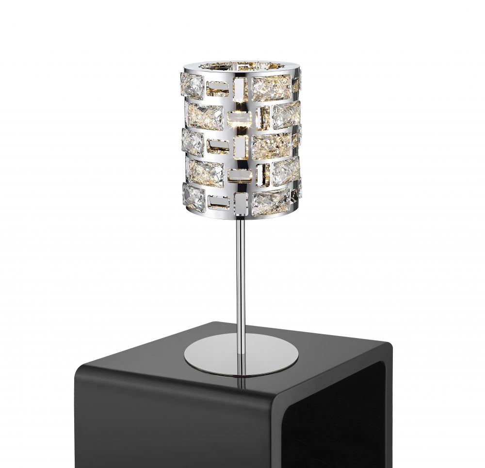 1 LT CRYSTAL TABLE LAMP